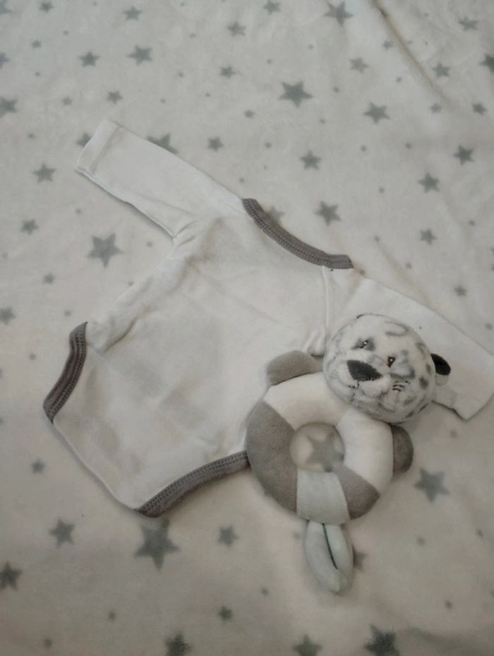 Lot de bodies caches cœur pour "Mini baby" - photo numéro 8