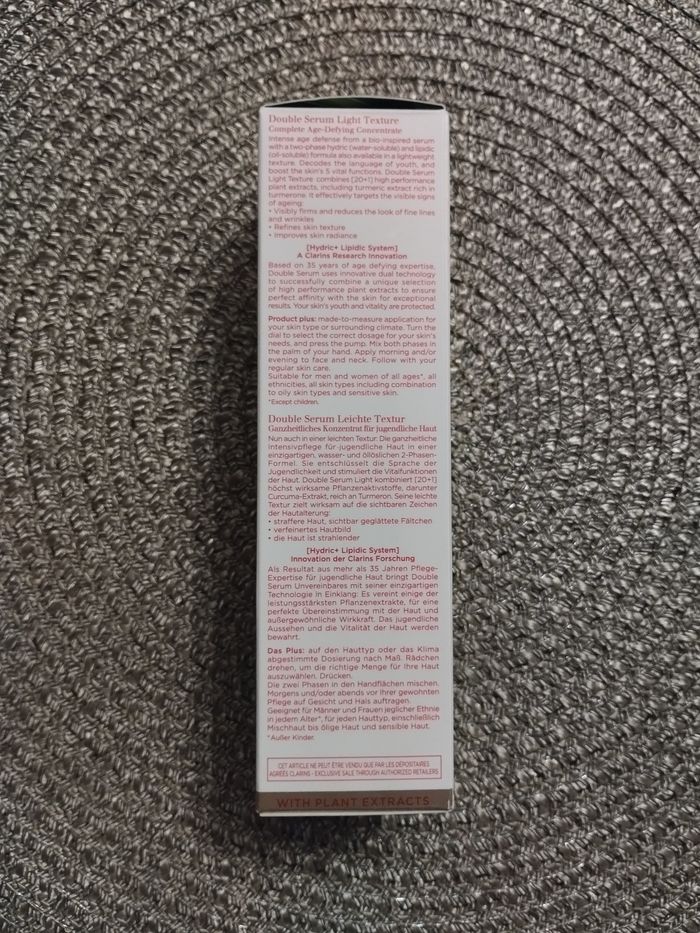🪷 Double Sérum - Light Texture - Sérum anti-âge raffermissant - CLARINS - Neuf ⭐ - photo numéro 5