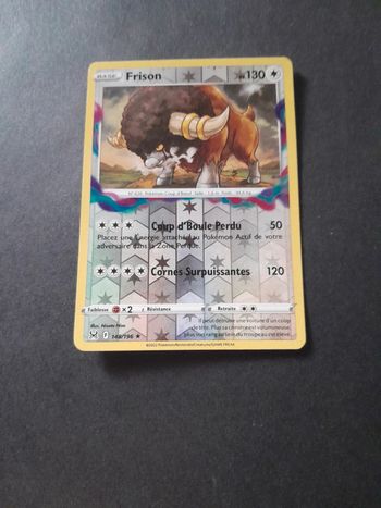 Carte Pokémon Frison reverse 148/196