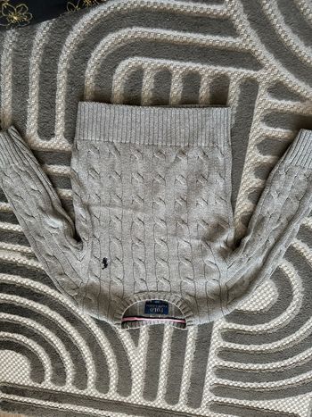 Pull torsadée Ralph Lauren taille 24 mois 