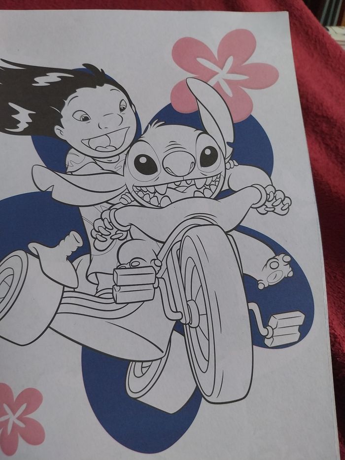 Livre de coloriages stitch et Angel - photo numéro 8