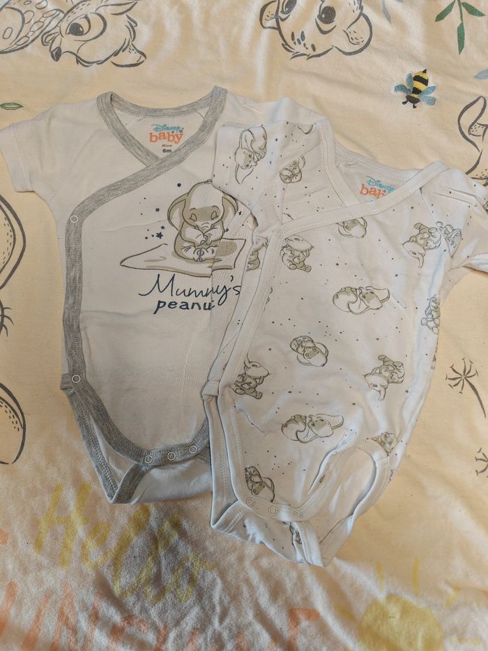 Lot de bodys dumbo Disney