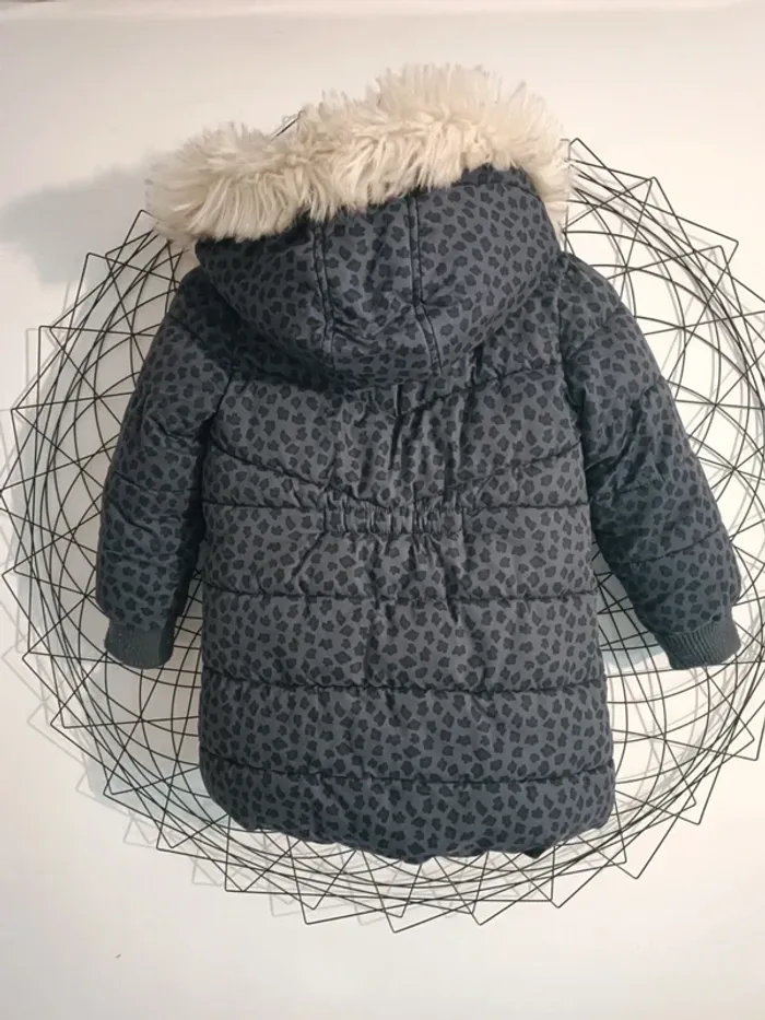 Manteau a capuche hiver intérieur chaud tape a l'oeil taille 5 ans - photo numéro 5
