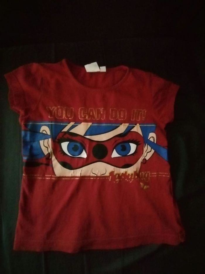 T-shirt miraculous 5 ans