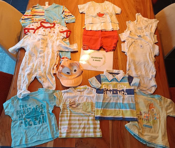 Lot garçon 3mois été