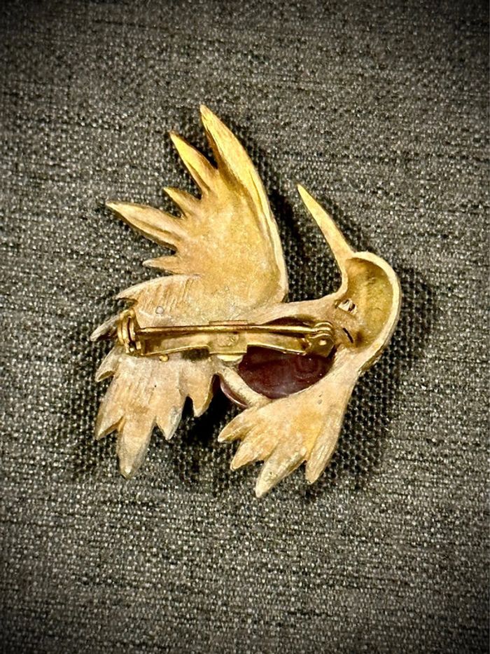 Broche Oiseau Ancienne - photo numéro 2