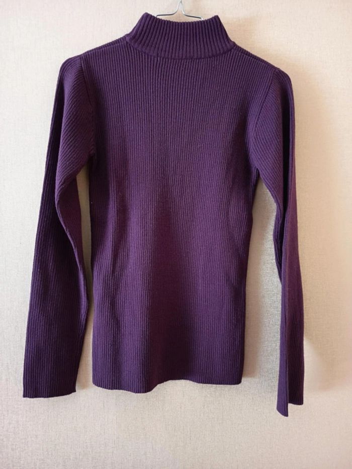 Pull femme col montant. (D71) - photo numéro 4