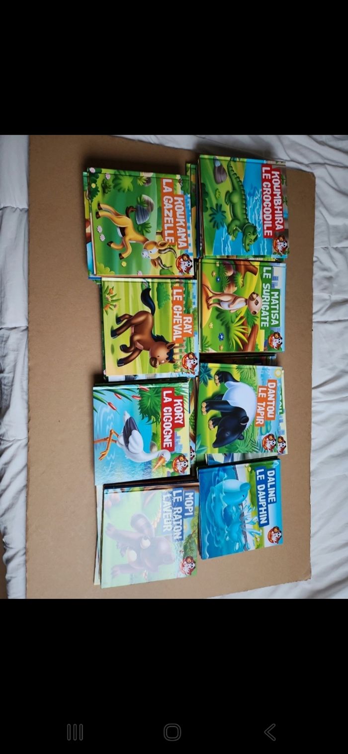 Lot de 48 livres - Collection les animaux du zoo