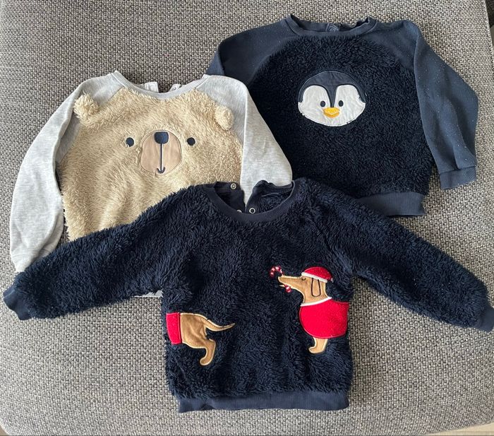 Lot de 3 sweats fille - photo numéro 2