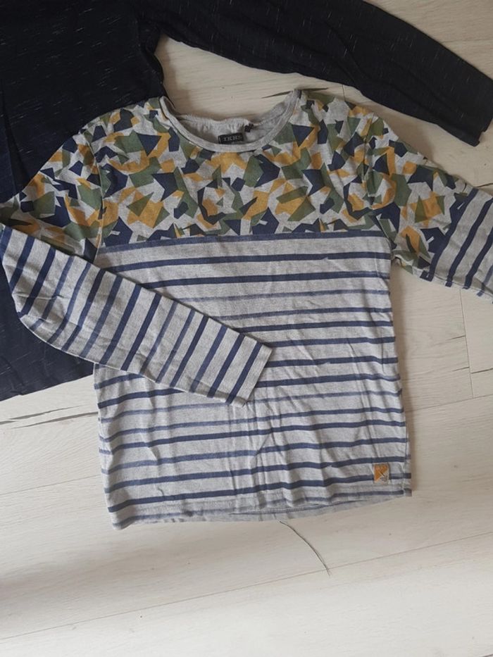 Lot de 2 tee shirts garçon 12ans ikks kiabi - photo numéro 2