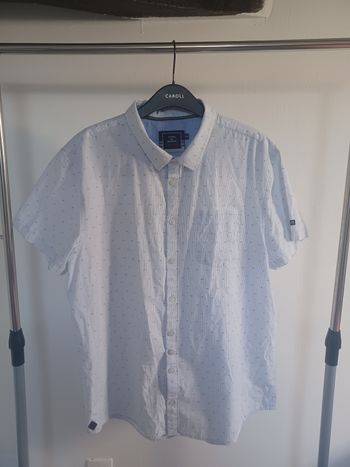 Chemise manche courte homme à motif terre de marins
taille xxxl