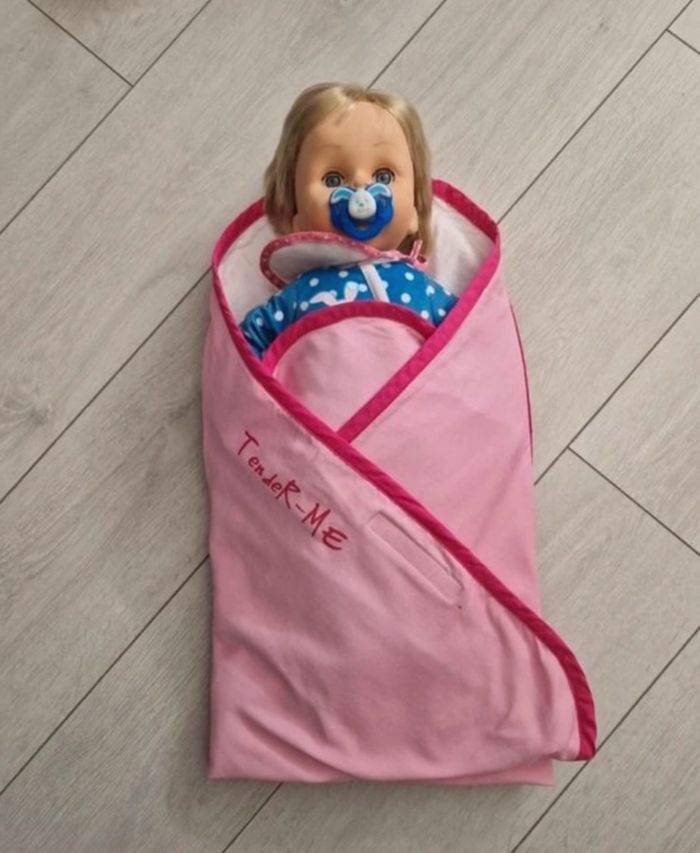 Couverture bébé rose neuve
