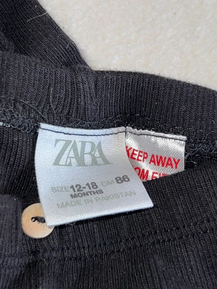 Leggings  noir 18 mois Zara - photo numéro 2
