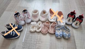 Lot chaussure 0- 12mois