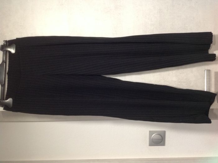 Pantalon noir jambes larges Jennyfer XS - photo numéro 7