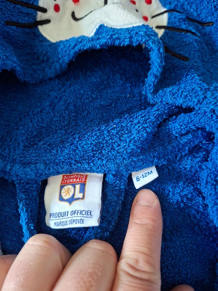 Peignoir enfant Olympique Lyonnais 6-12 mois - photo numéro 2