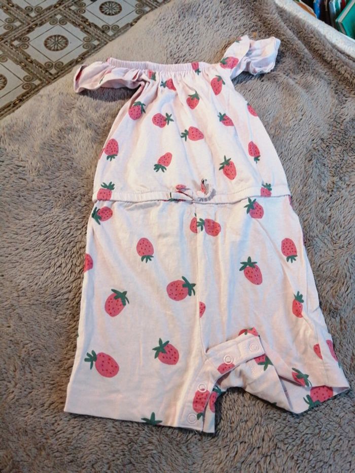 Combi short fraises - photo numéro 3