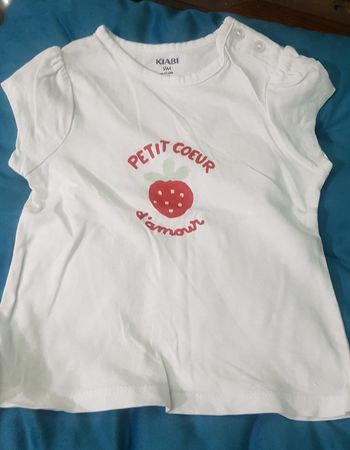 Tee shirt bébé fille