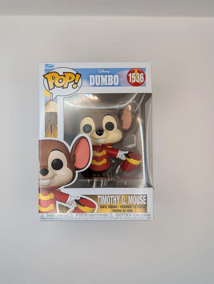 Funko Pop : Disney Dumbo 1536 - Timothy Q. Mouse