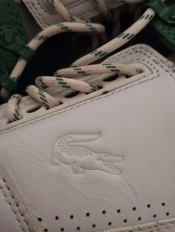 🍒 Baskets Montantes Lacoste Missouri Mid 319 White & Green T42🍒 - photo numéro 3