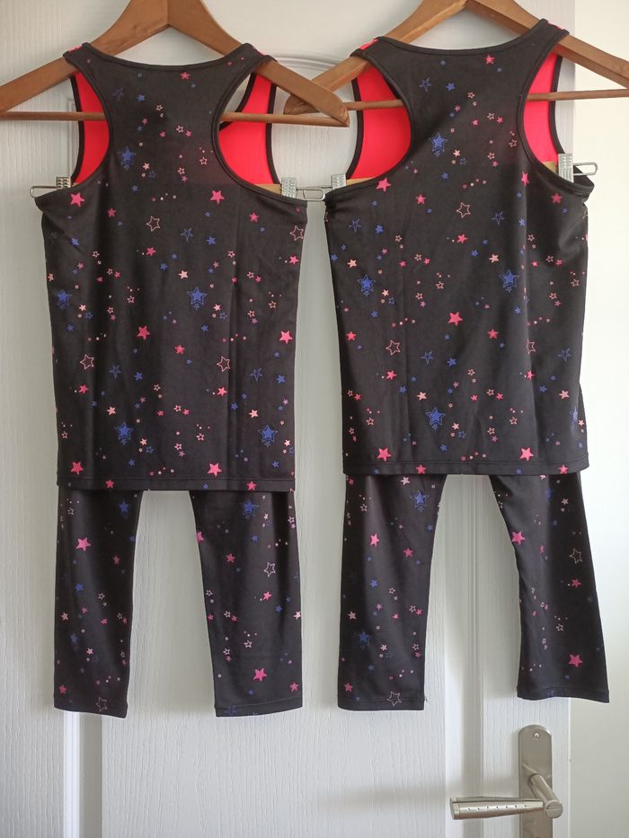 2 ensembles leggings+hauts 10 ans - photo numéro 2