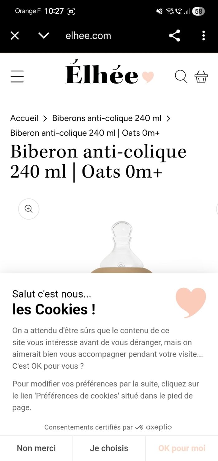 Biberon Elhée - photo numéro 2