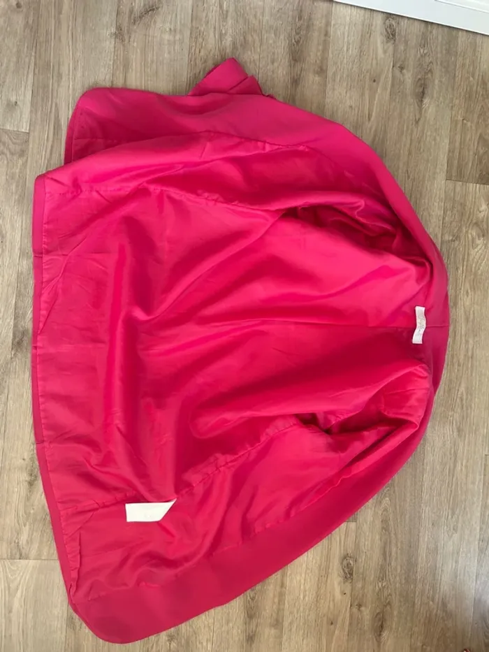 Josefine veste, blazer, rose, vif, taille L/40 fuchia - photo numéro 6