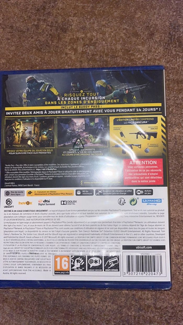 Jeu PS5 Rainbow Six Extraction - photo numéro 2