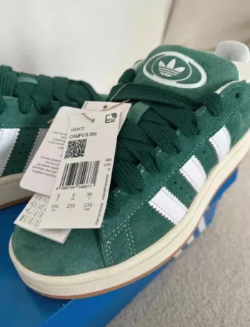 Baskets Campus 00s Originals vertes - Adidas - Neuves - QR Code - Taille 38 - Valeur 120€