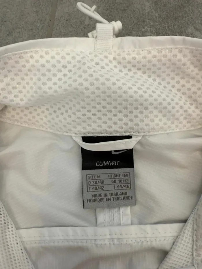 Veste de sport Nike Clima fit femme blanche logo brodé taille M - photo numéro 8