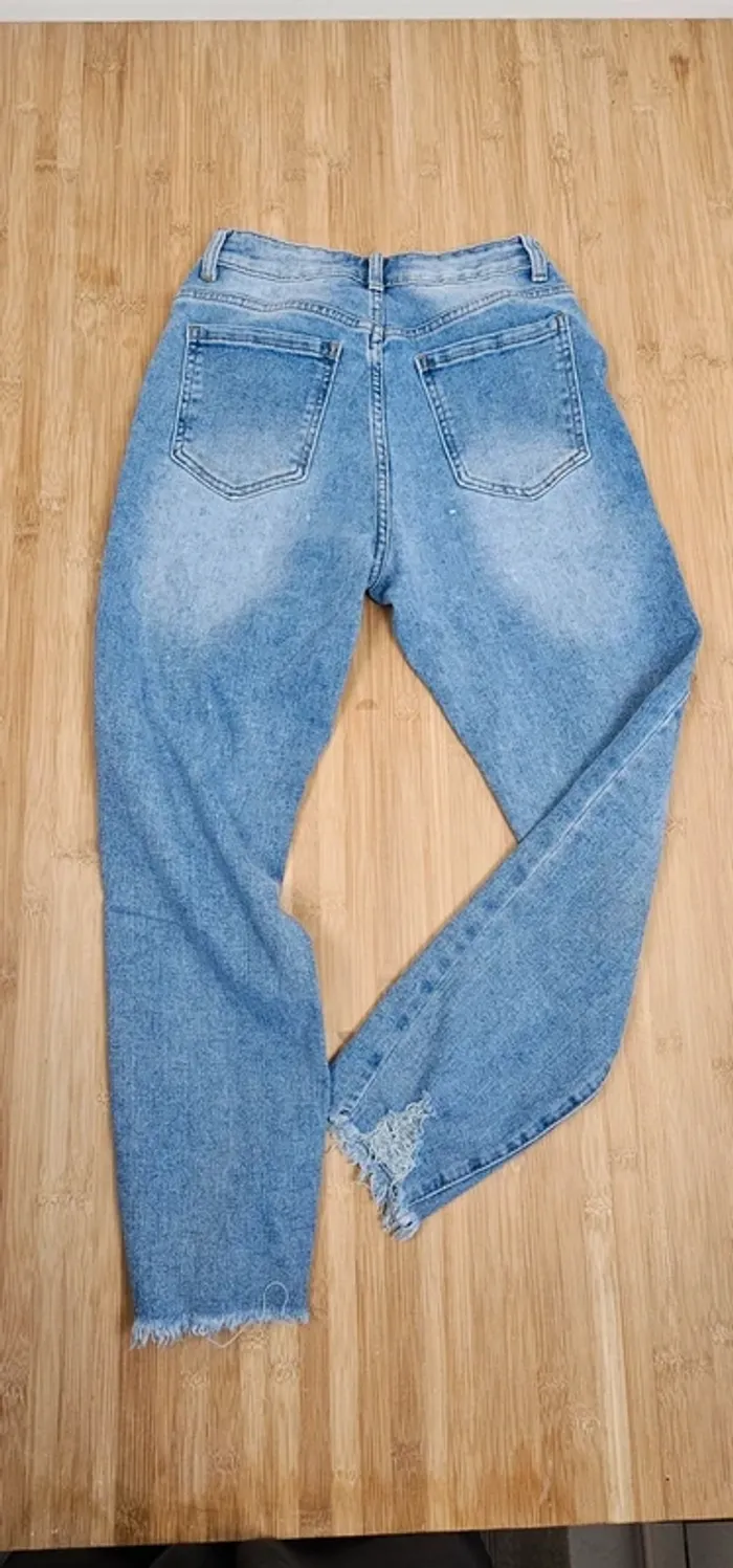 Jeans troué, secret denim, T:36 - photo numéro 3