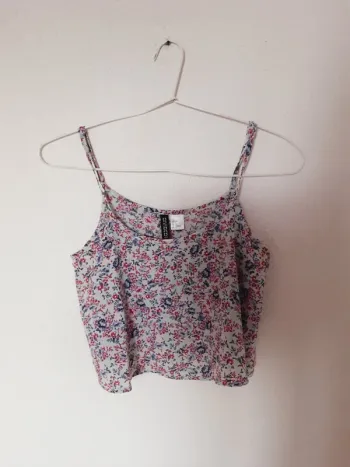 Crop top à fleurs 🌺