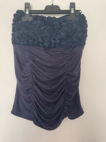 Bustier femme bleu marine neuf