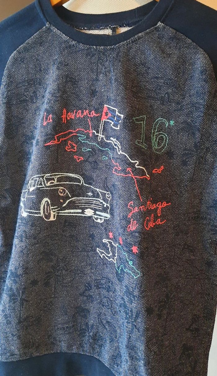 Sweat-shirt garçon taille 12 ans IKKS - photo numéro 5