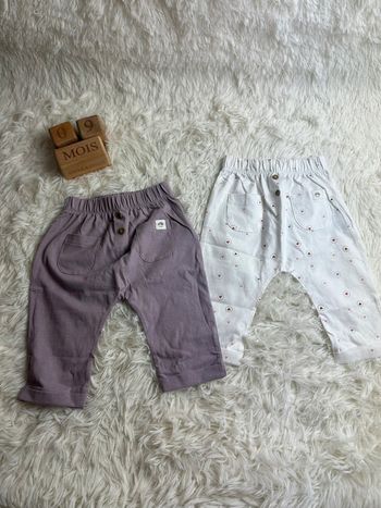 Lot de 2 sarouels La redoute taille 9 mois la redoute kids