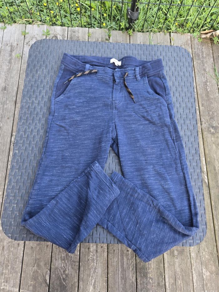 pantalon catimini taille 12 ans bleu chiné - photo numéro 4
