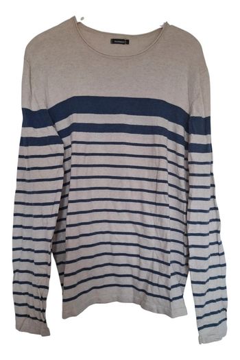 Pull fin à rayure In extenso Taille L