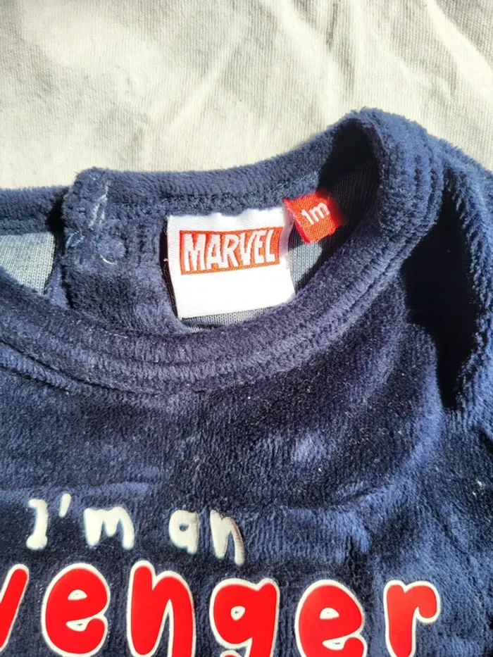 Pyjama Marvel 1 mois - photo numéro 3