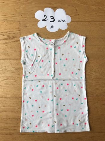 Chemise de nuit 2-3 ans tex