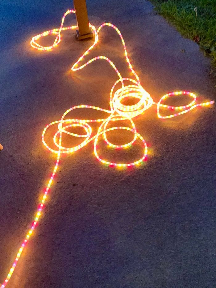 Guirlande lumineuse multicolore avec modes – 20 mètres – Extérieur (IP44)