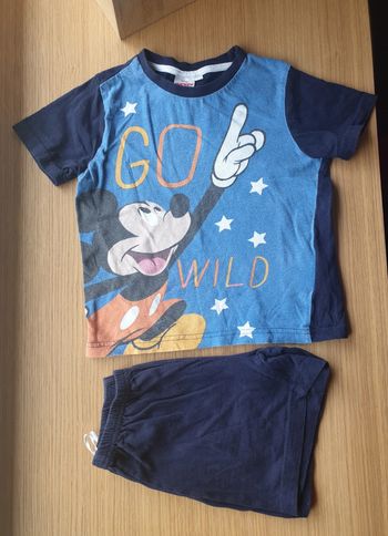 Pyjama short Mickey 4/5 ans