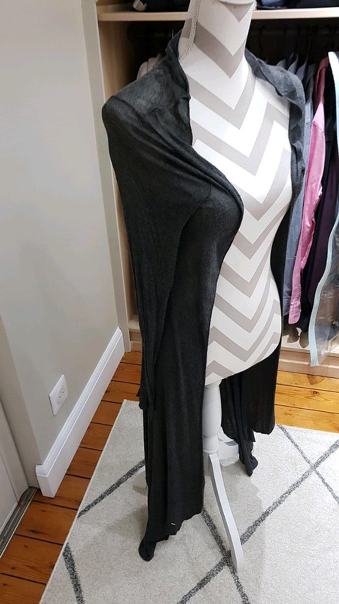 Gilet fin et très long