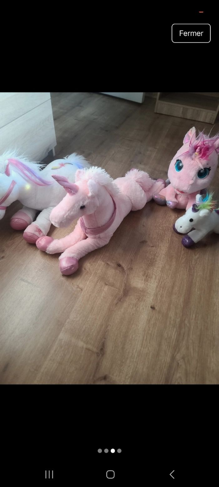 Peluche licorne - photo numéro 3