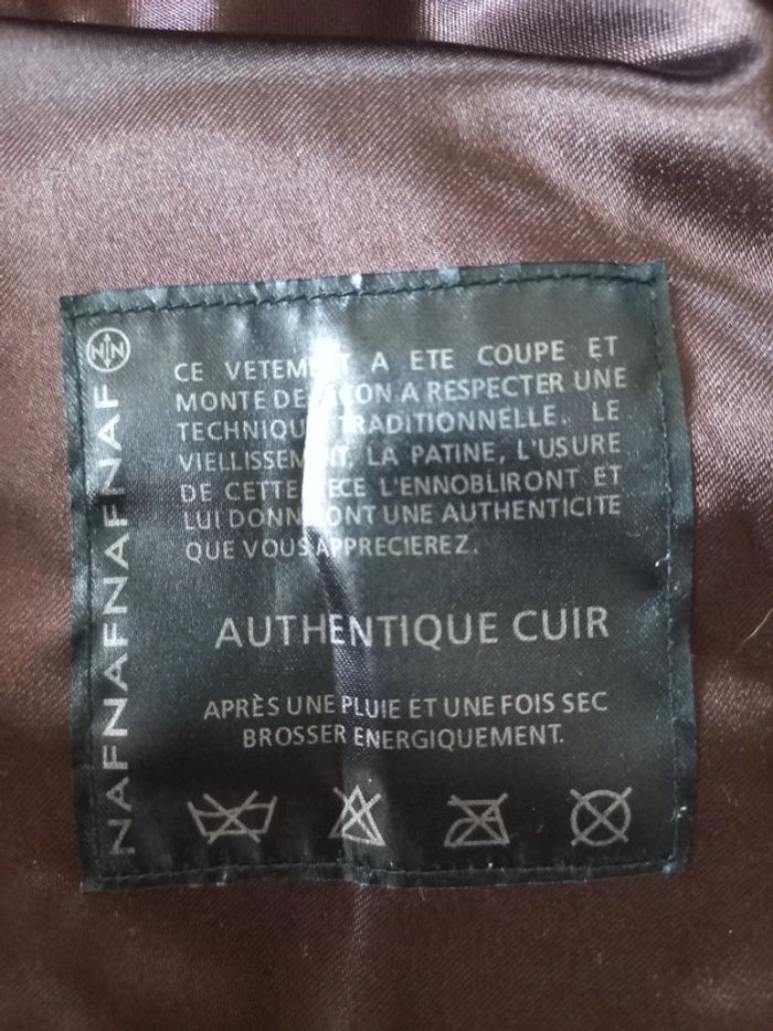 Trench cuir Naf Naf - photo numéro 8