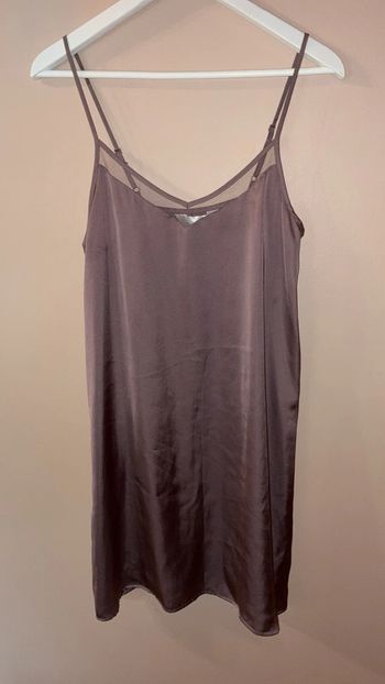 Chemise de nuit satinée