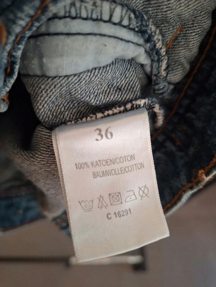 Veste en jean bleu Femme 36 S Sail Twist Denim - photo numéro 4