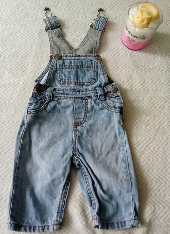 Salopette en jeans garçon ⭐ très bon état ⭐ Taille 3 mois ⭐ tex