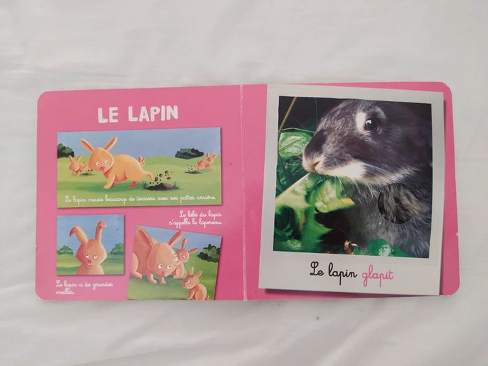 Livre bébé découverte par le touché Animaux de la ferme - photo numéro 4