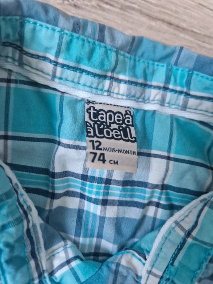 Chemise légère 12 mois, Tape à l'œil, neuve - photo numéro 2