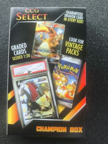 Mystery box ccg select pokémon champion box